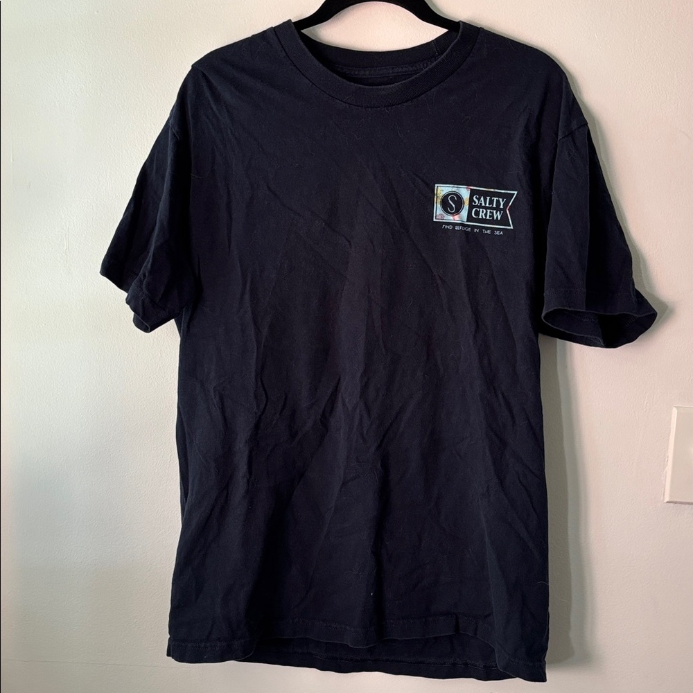 Salty Crew Navy Tee with Logo